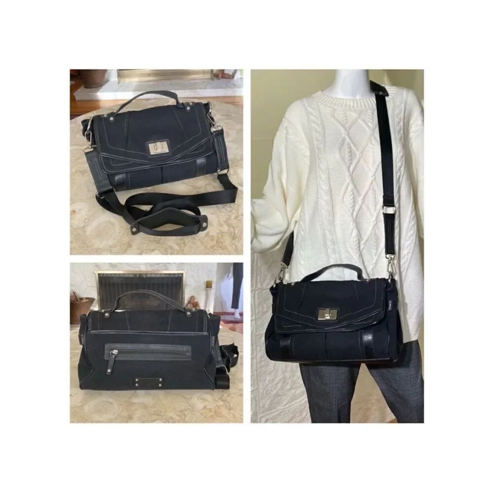 Tignanello Doctors Satchel Crossbody Shoulder Bag Vegan